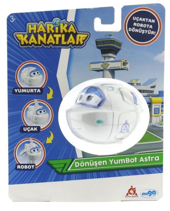 Harika Kanatlar Dönüşen Tekli Figür YumBot Astra