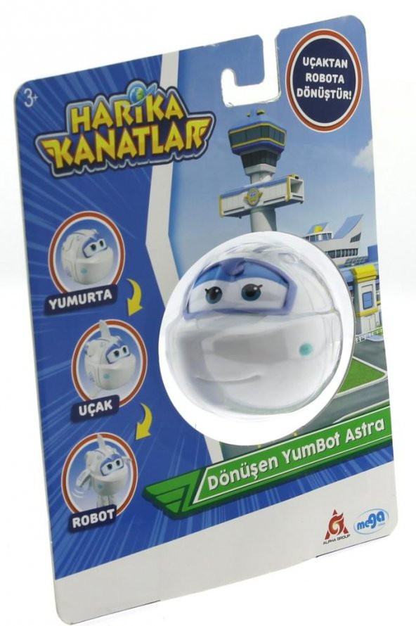 Harika Kanatlar Dönüşen Tekli Figür YumBot Astra - 3