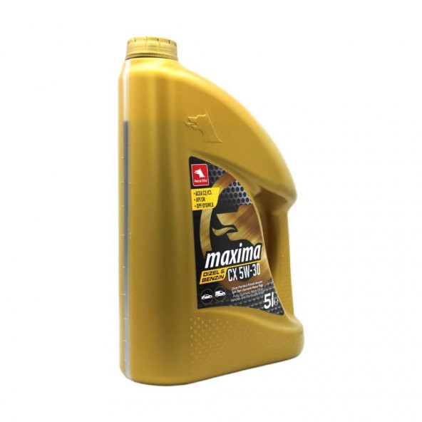 Petrol Ofisi Maxima CX 5W-30 5 Lt Tam Sentetik Partiküllü Motor Yağı - 2