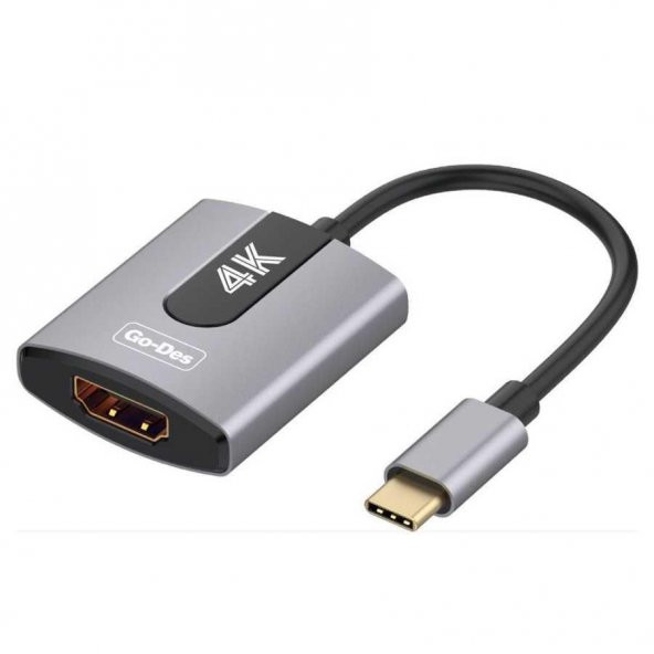 Go-Des GD-8279 Type-C 2K/4K HDMI Adaptör Kablo