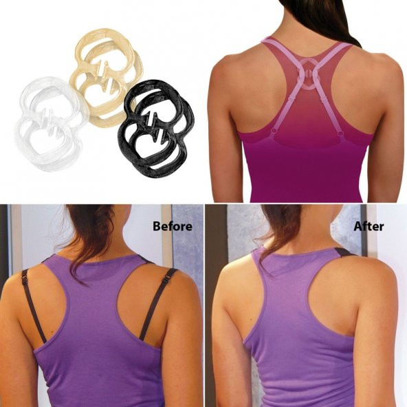 Bra Clips Sütyen Bikini Askısı Düzenleyici Bandı Gizleme Aparatı