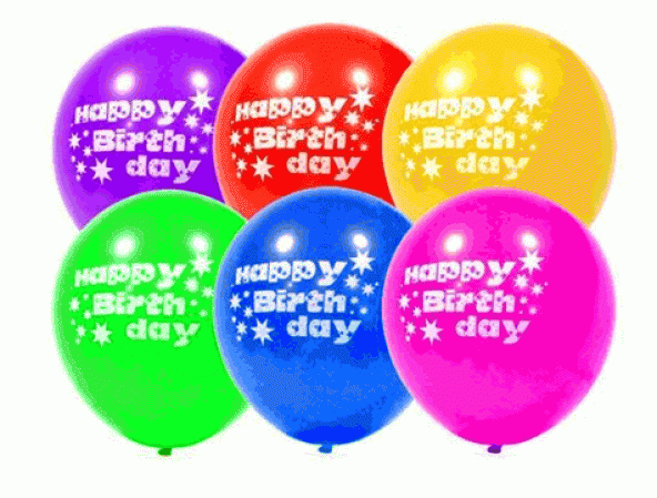 Happy Birthday Baskılı Balon 10 Adet