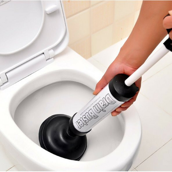 Tuvalet Klozet Pompa Banyo Lavabo Küvet Gider Açıcı Hava Pompası - 2