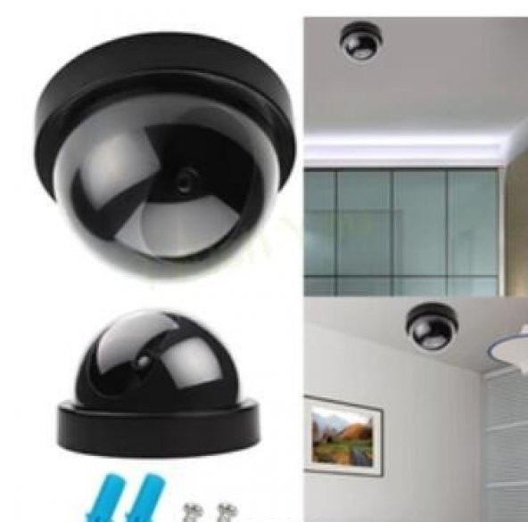 Dome Tipi Kamera 360° Fake Işık Caydırıcı Sahte Güvenlik Sistemi - Resim 5