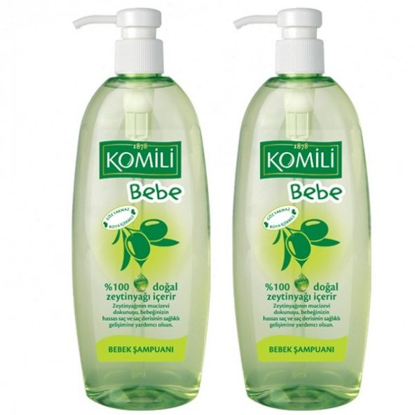 Komili Bebe 750 ml Bebek Şampuanı 2&#39li Fırsat Paket