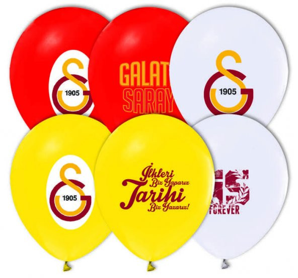 BALON BASKILI LİSANSLI 12 İNC 4+1 GALATASARAY PK:100 KL:50