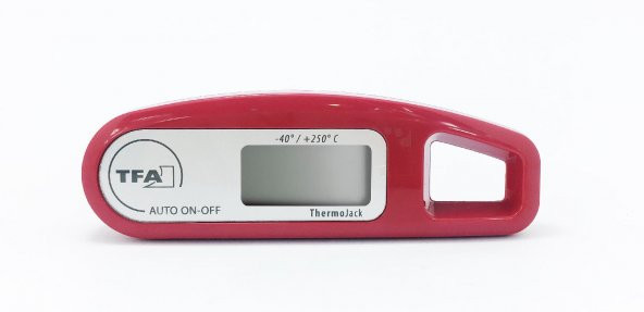 TFA Thermo Jack Katlanır Problu Dijital Termometre Bordo - 6