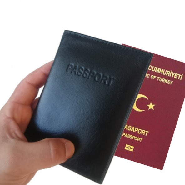 Hakiki Deri Pasaport Cüzdanı 1.Sınıf Malzeme Ve İşçilik Günün Fırsatı Passport
