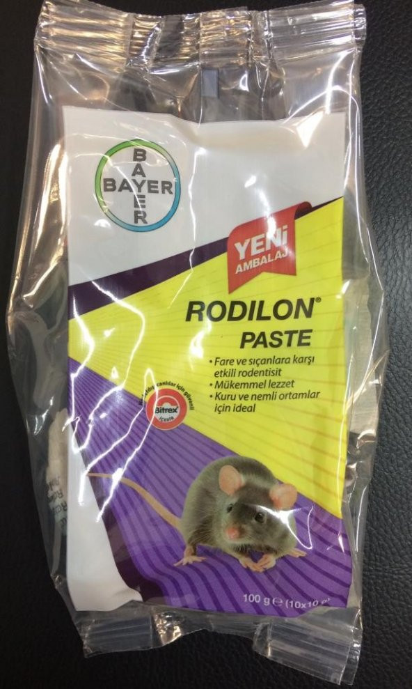 Bayer Rodilon Pasta 100 Gr Fare Zehiri Fare İlacı