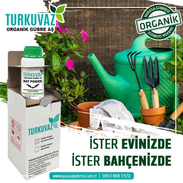 Turkuvaz Bat Power Organik Sıvı Yarasa Gübresi 1 Lt. (Konsantre) - 6