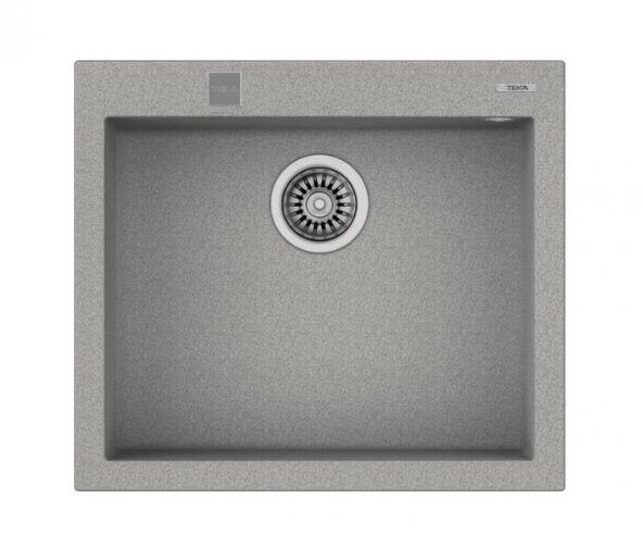 TEKA FORSQUARE 50X40 TEZGAH ÜSTÜ GRANİT EVYE STON GREY