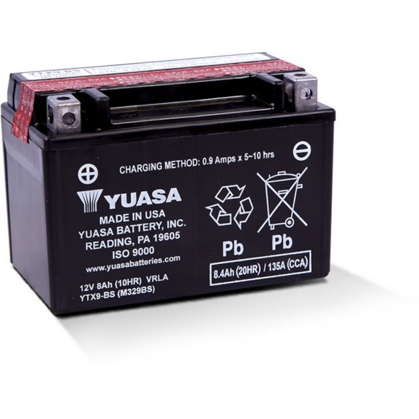 Yuasa YTX9-BS 12v 8Ah Motosiklet Aküsü