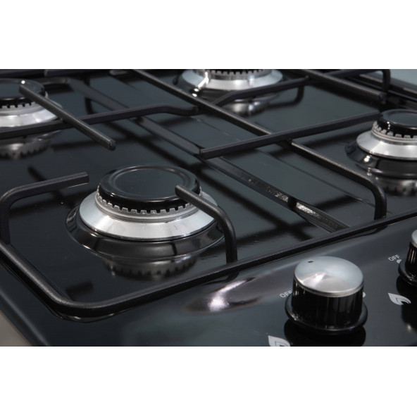 Tüp LPG Uyumlu Set Üstü Ocak Erato 4 GözlüSiyah Ocak - 3