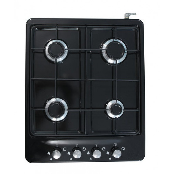 Tüp LPG Uyumlu Set Üstü Ocak Erato 4 GözlüSiyah Ocak - 4