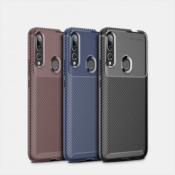 Huawei Y9 Prime 2019 Elde Kaymayan Kamera Korumalı Kılıf - 6