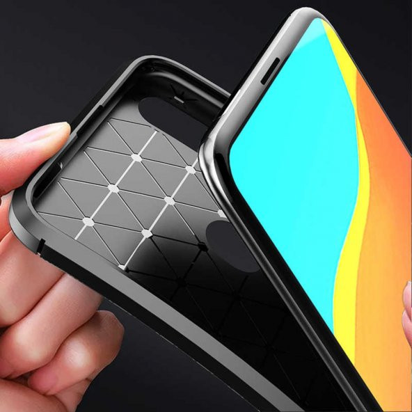 Huawei Y9 Prime 2019 Elde Kaymayan Kamera Korumalı Kılıf - 8