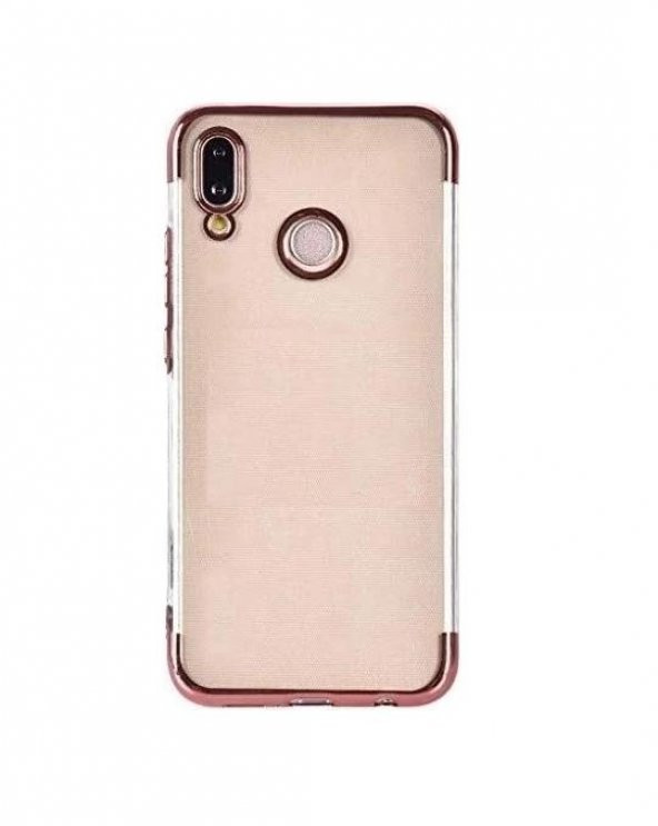 Xiaomi Redmi Note 7 Köşeleri Renkli Şeffaf Kamera Korumalı Kılıf - 3