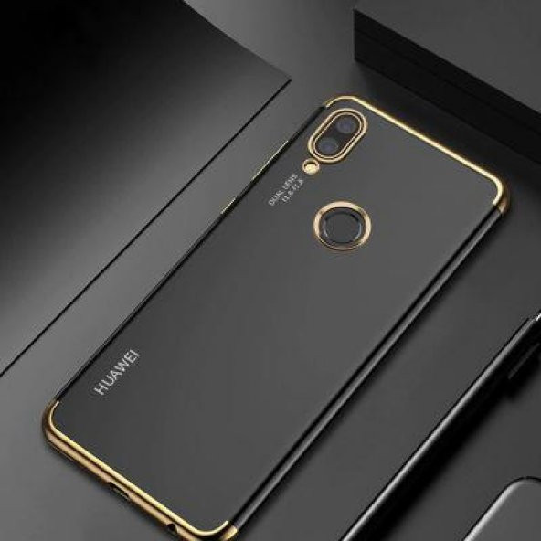 Xiaomi Redmi Note 7 Köşeleri Renkli Şeffaf Kamera Korumalı Kılıf - 7