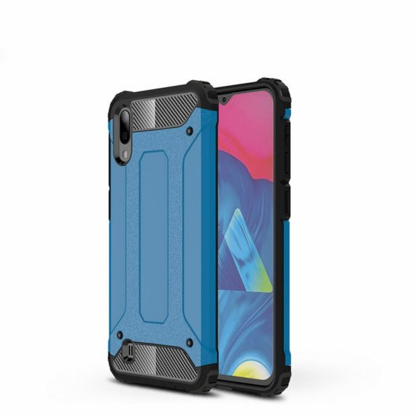 Galaxy M10 Zırhlı Korumalı Armor Hybrid Kılıf - 11