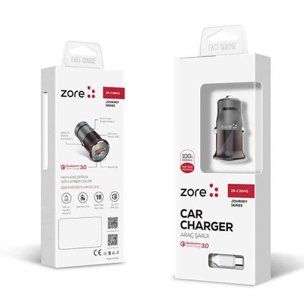 Zore ZR-C304Q Micro Araç Şarj Seti - 7