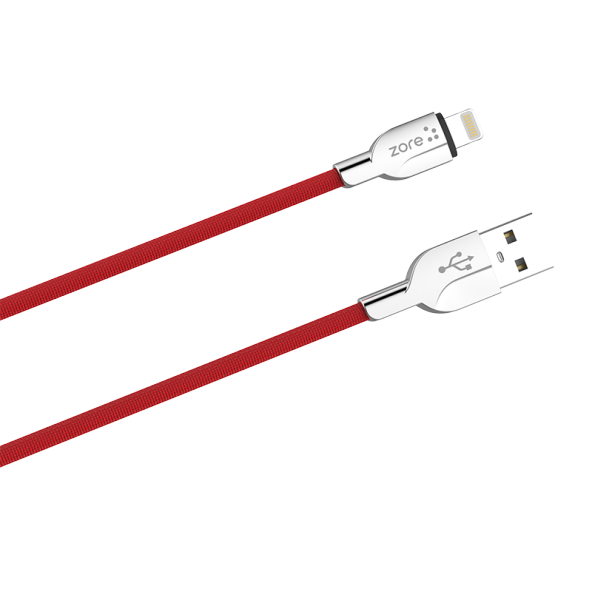 Zore  2.4A 1M Dayanıklı Akıllı Çip Lightning Usb Kablo - 2