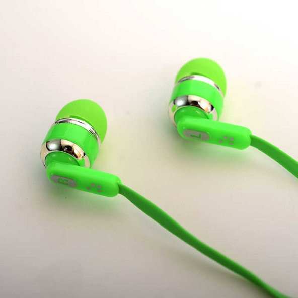 Kulak İçi Tasarım Kaliteli Renkli 3.5mm Kulaklık - 3
