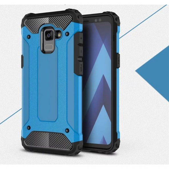 Galaxy A7 2018 Armor Hibrit Kaliteli Zırh Kılıf - 3