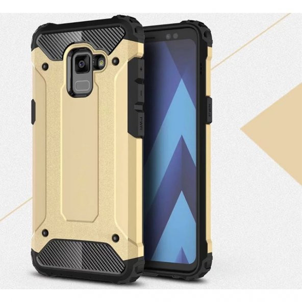 Galaxy A7 2018 Armor Hibrit Kaliteli Zırh Kılıf - 5