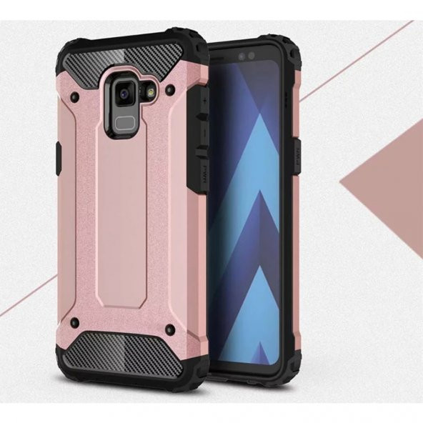 Galaxy A7 2018 Armor Hibrit Kaliteli Zırh Kılıf - 8