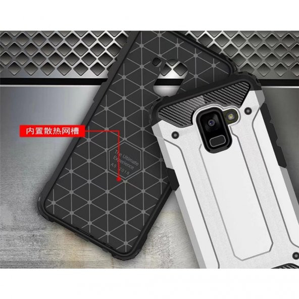 Galaxy A7 2018 Armor Hibrit Kaliteli Zırh Kılıf - 10