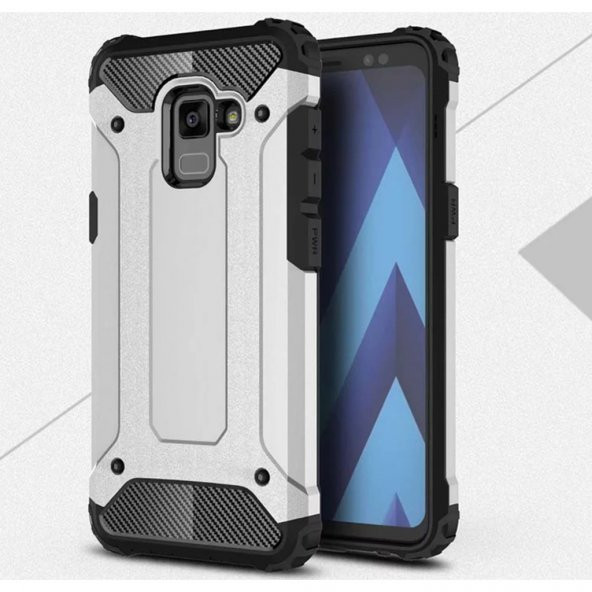 Galaxy A7 2018 Armor Hibrit Kaliteli Zırh Kılıf - 11