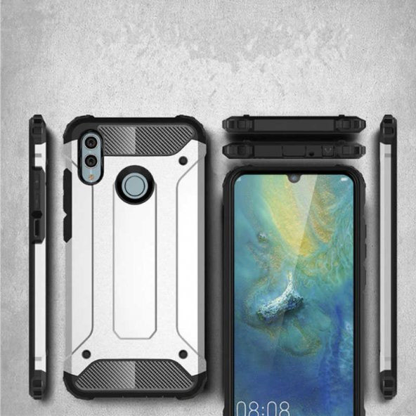 Huawei P Smart 2019 Zırhlı Korumalı Hybrid Kılıf - 3