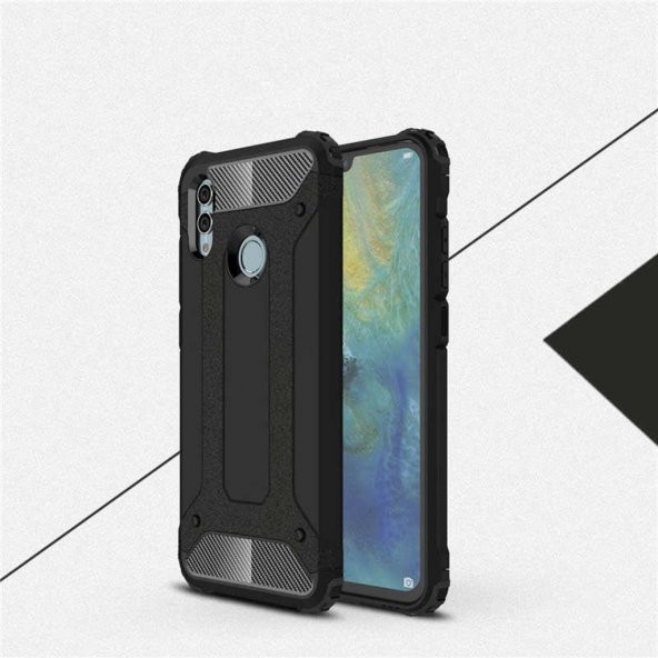 Huawei P Smart 2019 Zırhlı Korumalı Hybrid Kılıf - 4