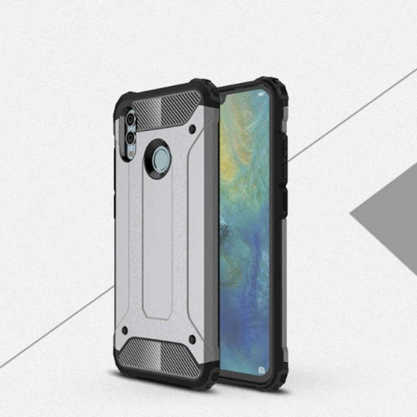 Huawei P Smart 2019 Zırhlı Korumalı Hybrid Kılıf - 5