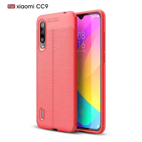 Xiaomi Mi A3 Kamera Korumalı Deri Desenli Kaliteli Kılıf - 4