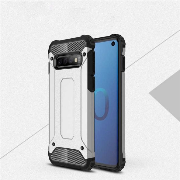 Galaxy S10 Hybrit Zırh Armor Kılıf - 2