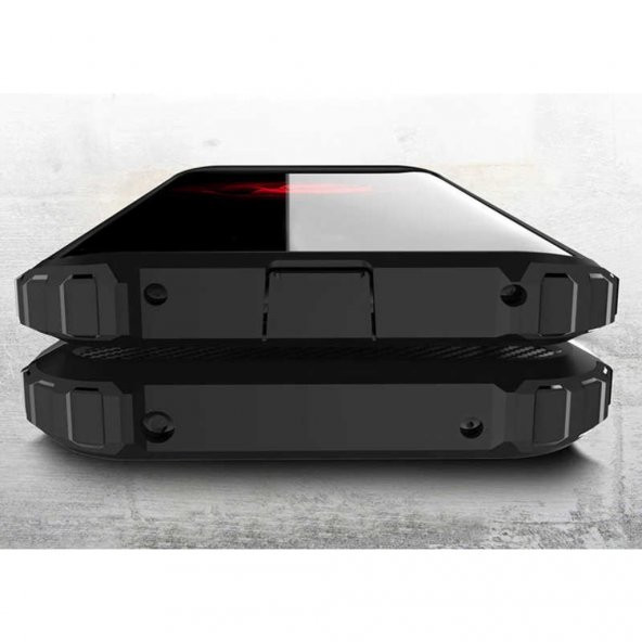 Huawei Mate 20 Pro Hybrit Zırh Armor Kılıf - Resim 8