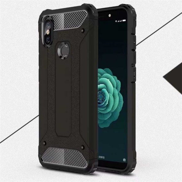 Xiaomi Mi A2 Lite Silikon Armor Hybrid Zırh Kılıf - 6