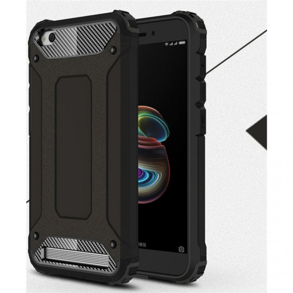 Xiaomi Redmi 5A Silikon Armor Hybrid Zırh Kılıf ürün görseli 1