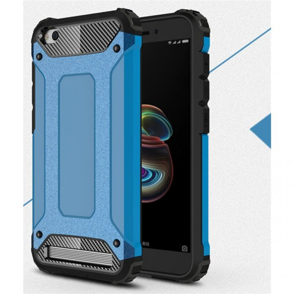 Xiaomi Redmi 5A Silikon Armor Hybrid Zırh Kılıf - Resim 9