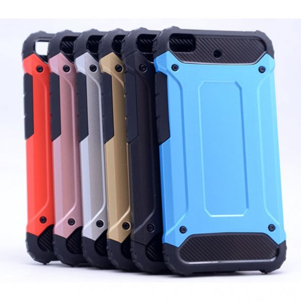 Xiaomi Mi 5x / Mi A1 Silikon Armor Hybrid Zırh Kılıf - 2