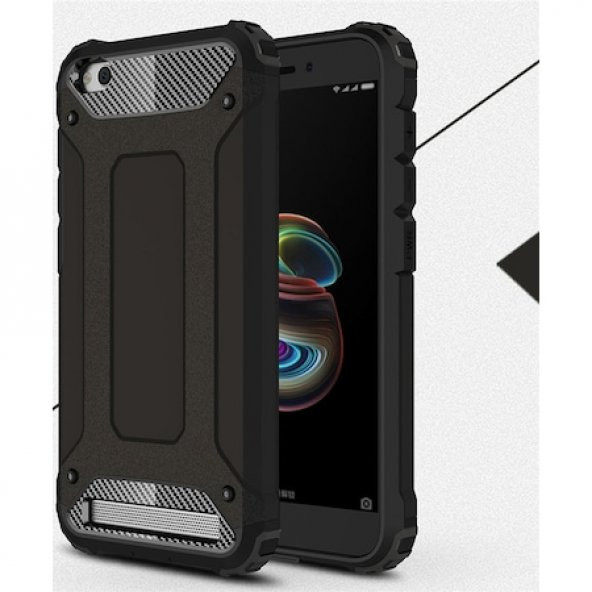 Xiaomi Redmi 5A Silikon Armor Hybrid Zırh Kılıf - Resim 11