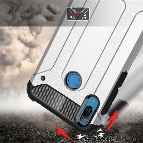 Xiaomi Redmi Note 7 Armor Hybrid Zırh Kaliteli Kılıf - 8