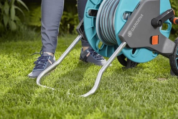 Gardena 18512-20 Hortum Arabası Seti AquaRoll M - 5