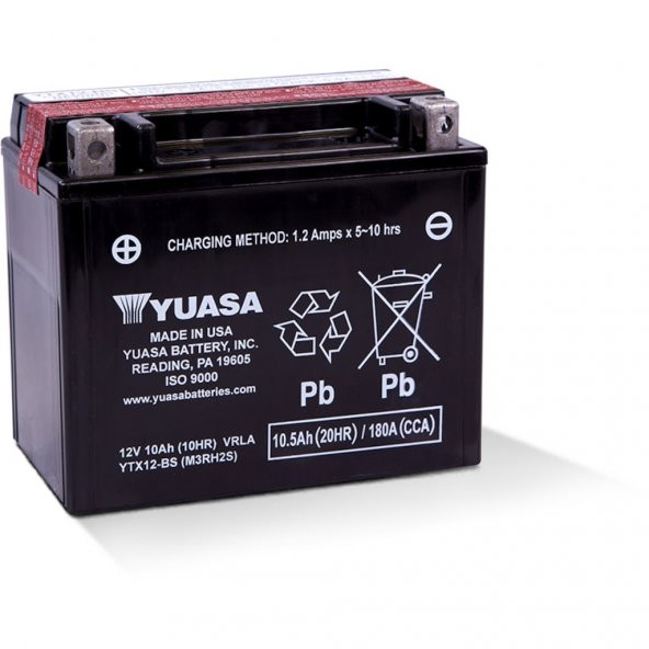 Yuasa YTZ12-BS 12v 10Ah Motosiklet Aküsü