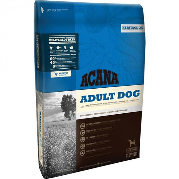 Acana Adult Dog Tahılsız Tavuk ve Sebzeli Köpek Maması 17 Kg