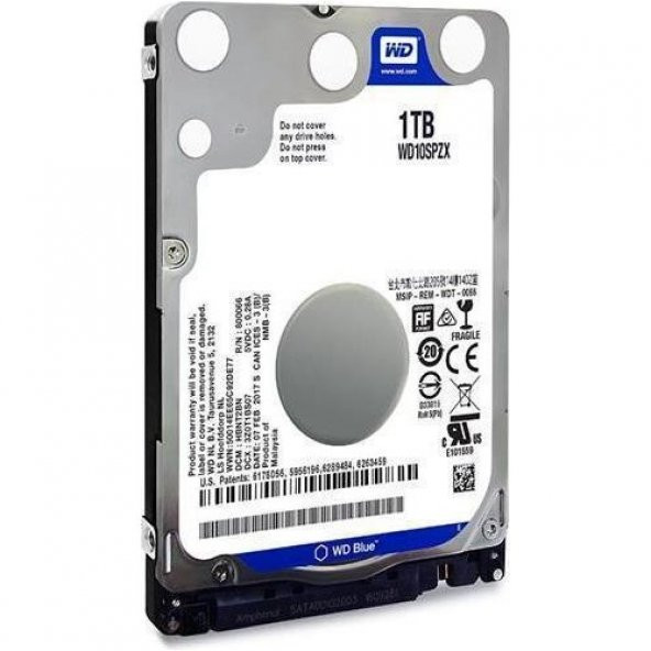 WD BLUE 2.5" 1TB SATA 3 WD10SPZX Notebook Diski Laptop Hard Disk HDD Harddisk