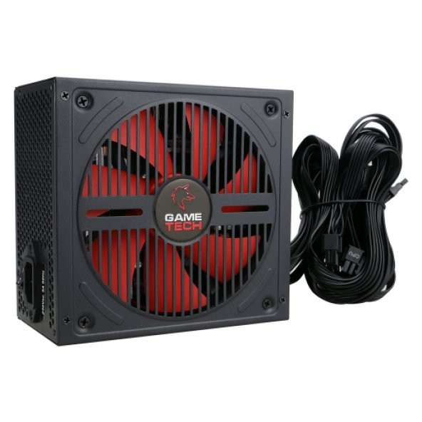 GAMETECH GTP-550 550W 80 Plus Bronze Power Supply Pc Güç Kaynağı ( 140mm Sessiz Akıllı Fan ) - 6