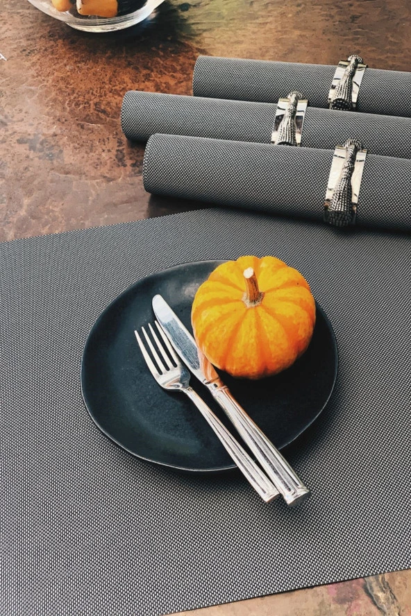 4lü Modern Lazer Kesim Gri Amerikan Servis - 2