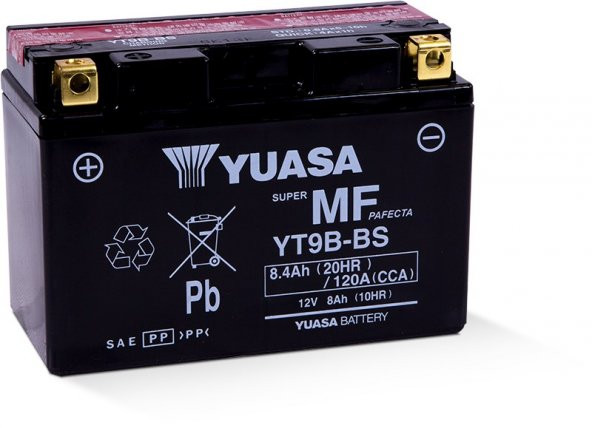 Yuasa YT9B-BS 12v 8Ah Motosiklet Aküsü